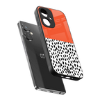 nostalgic tangerine back phone cover | glass case for oneplus nord ce 3