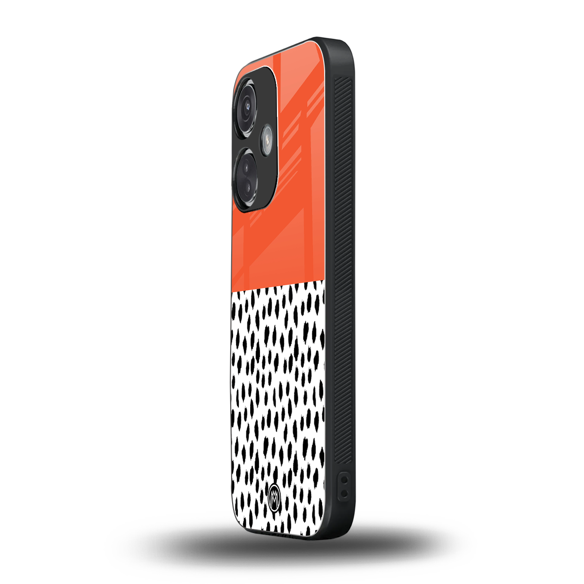 nostalgic tangerine back phone cover | glass case for oneplus nord ce 3