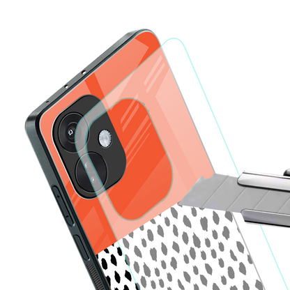 nostalgic tangerine back phone cover | glass case for oneplus nord ce 3