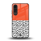 nostalgic tangerine back phone cover | glass case for oneplus nord ce 4 lite
