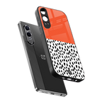 nostalgic tangerine back phone cover | glass case for oneplus nord ce 4 lite