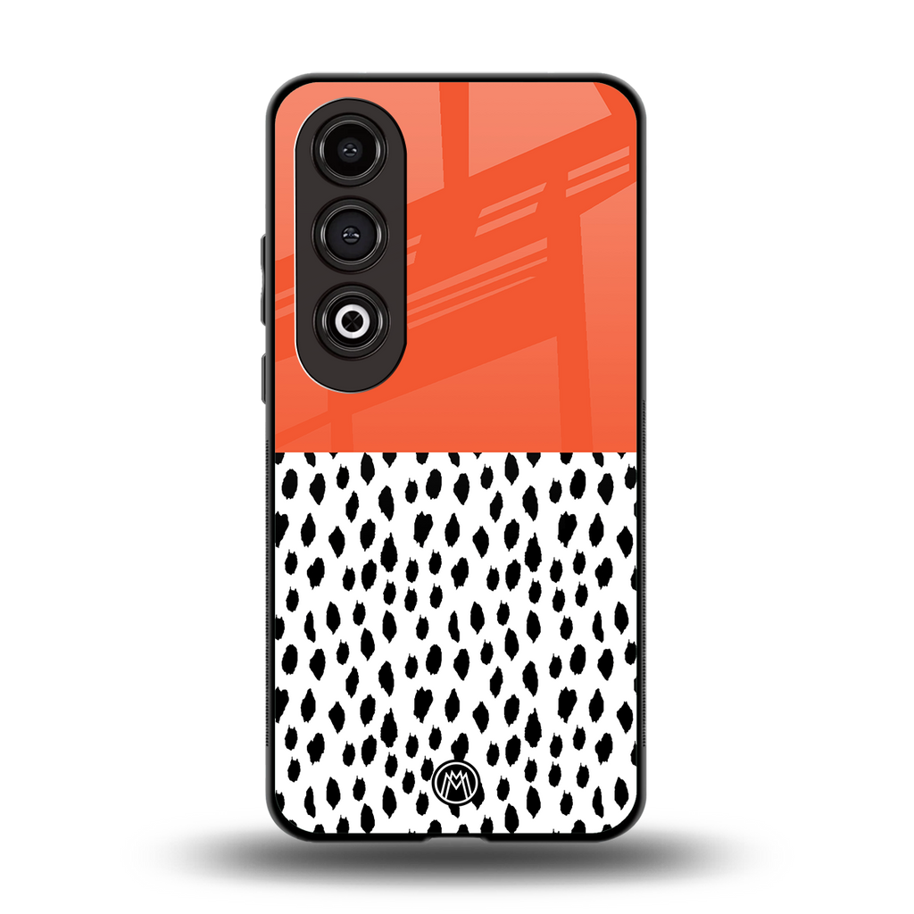 nostalgic tangerine back phone cover | glass case for oneplus nord ce 4