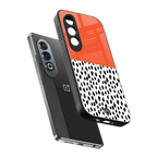 nostalgic tangerine back phone cover | glass case for oneplus nord ce 4