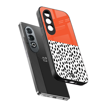 nostalgic tangerine back phone cover | glass case for oneplus nord ce 4