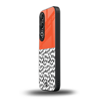 nostalgic tangerine back phone cover | glass case for oneplus nord ce 4