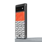 nostalgic tangerine back phone cover | glass case for Google Pixel 6A