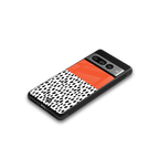 nostalgic tangerine back phone cover | glass case for google pixel 7 pro