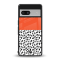 nostalgic tangerine back phone cover | glass case for Google Pixel 7