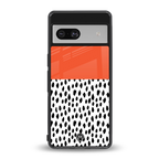 nostalgic tangerine back phone cover | glass case for Google Pixel 7