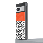 nostalgic tangerine back phone cover | glass case for Google Pixel 7