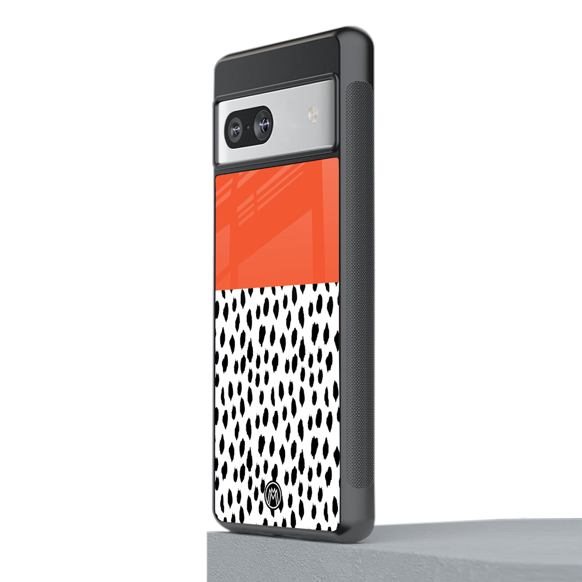 nostalgic tangerine back phone cover | glass case for Google Pixel 7A