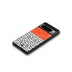 nostalgic tangerine back phone cover | glass case for google pixel 8 pro