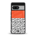 nostalgic tangerine back phone cover | glass case for Google Pixel 8