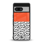 nostalgic tangerine back phone cover | glass case for Google Pixel 8