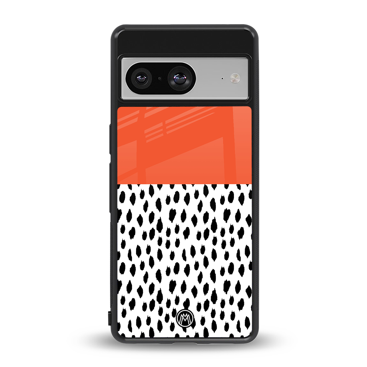 nostalgic tangerine back phone cover | glass case for Google Pixel 8