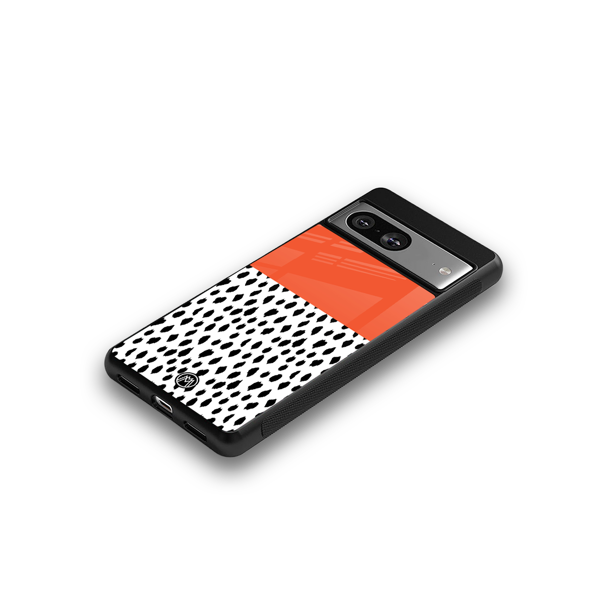nostalgic tangerine back phone cover | glass case for Google Pixel 8