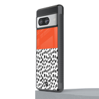 nostalgic tangerine back phone cover | glass case for Google Pixel 8