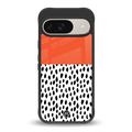nostalgic tangerine back phone cover | glass case for google pixel 9