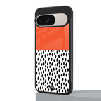 nostalgic tangerine back phone cover | glass case for google pixel 9