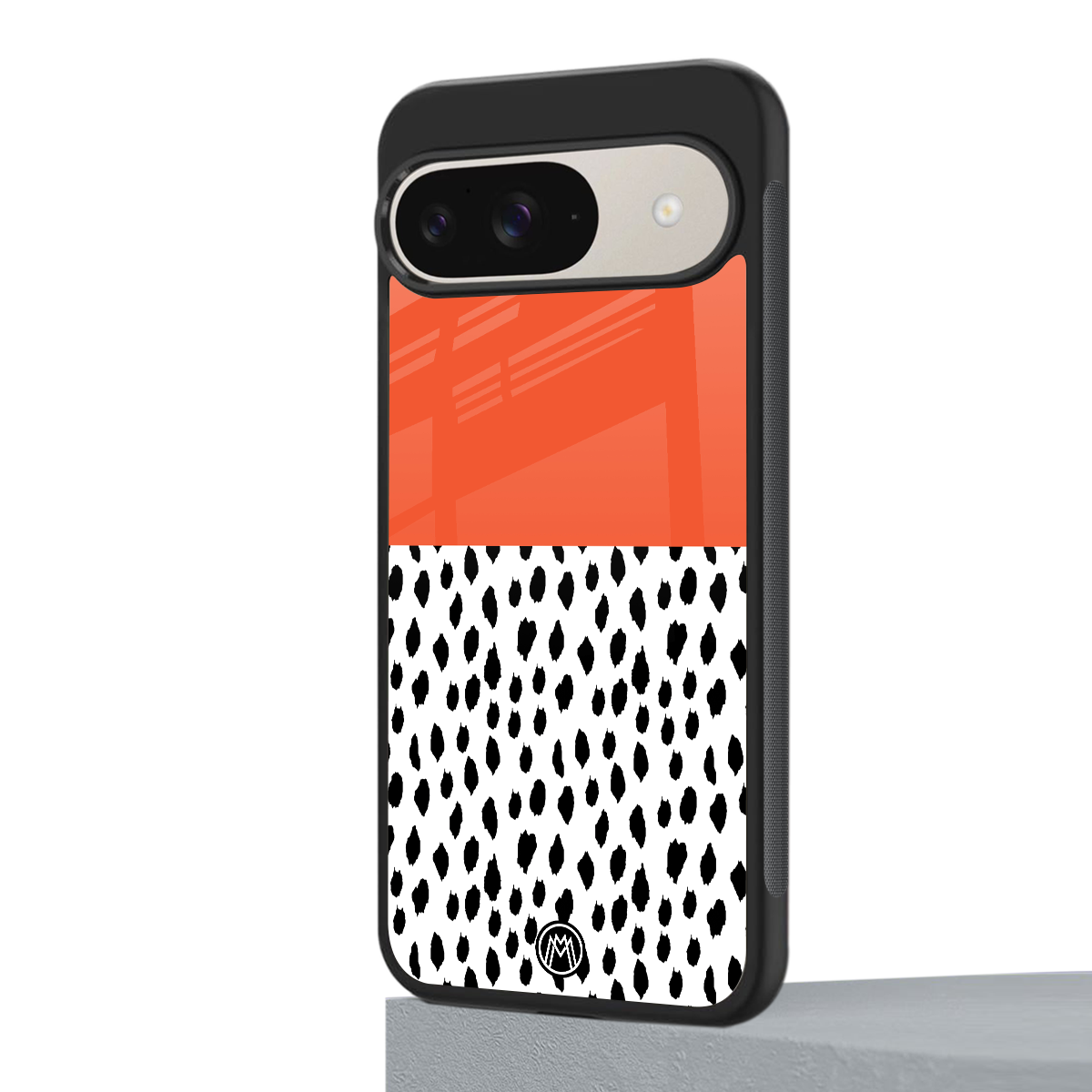 nostalgic tangerine back phone cover | glass case for google pixel 9