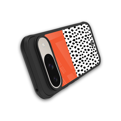 nostalgic tangerine back phone cover | glass case for google pixel 9