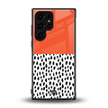 nostalgic tangerine back phone cover | glass case for samsung galaxy s23 ultra