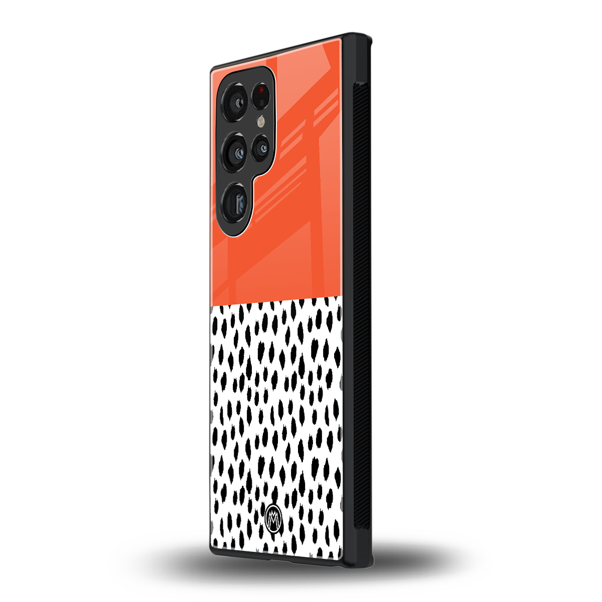 nostalgic tangerine back phone cover | glass case for samsung galaxy s23 ultra