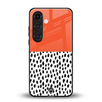 nostalgic tangerine back phone cover | glass case for samsung galaxy s23 plus
