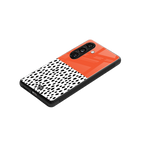 nostalgic tangerine back phone cover | glass case for samsung galaxy s23 plus