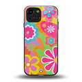 nostalgic wildflower y2k back phone cover | glass case for iphone 13 mini
