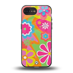 nostalgic wildflower y2k back phone cover | glass case for iphone 16e