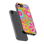 nostalgic wildflower y2k back phone cover | glass case for iphone 16e
