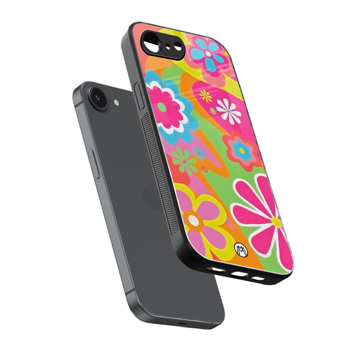 nostalgic wildflower y2k back phone cover | glass case for iphone 16e