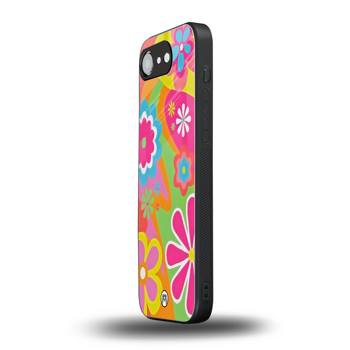 nostalgic wildflower y2k back phone cover | glass case for iphone 16e