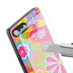 nostalgic wildflower y2k back phone cover | glass case for iphone 16e