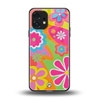 nostalgic wildflower y2k back phone cover | glass case for nothing phone 1