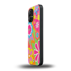 nostalgic wildflower y2k back phone cover | glass case for nothing phone 1
