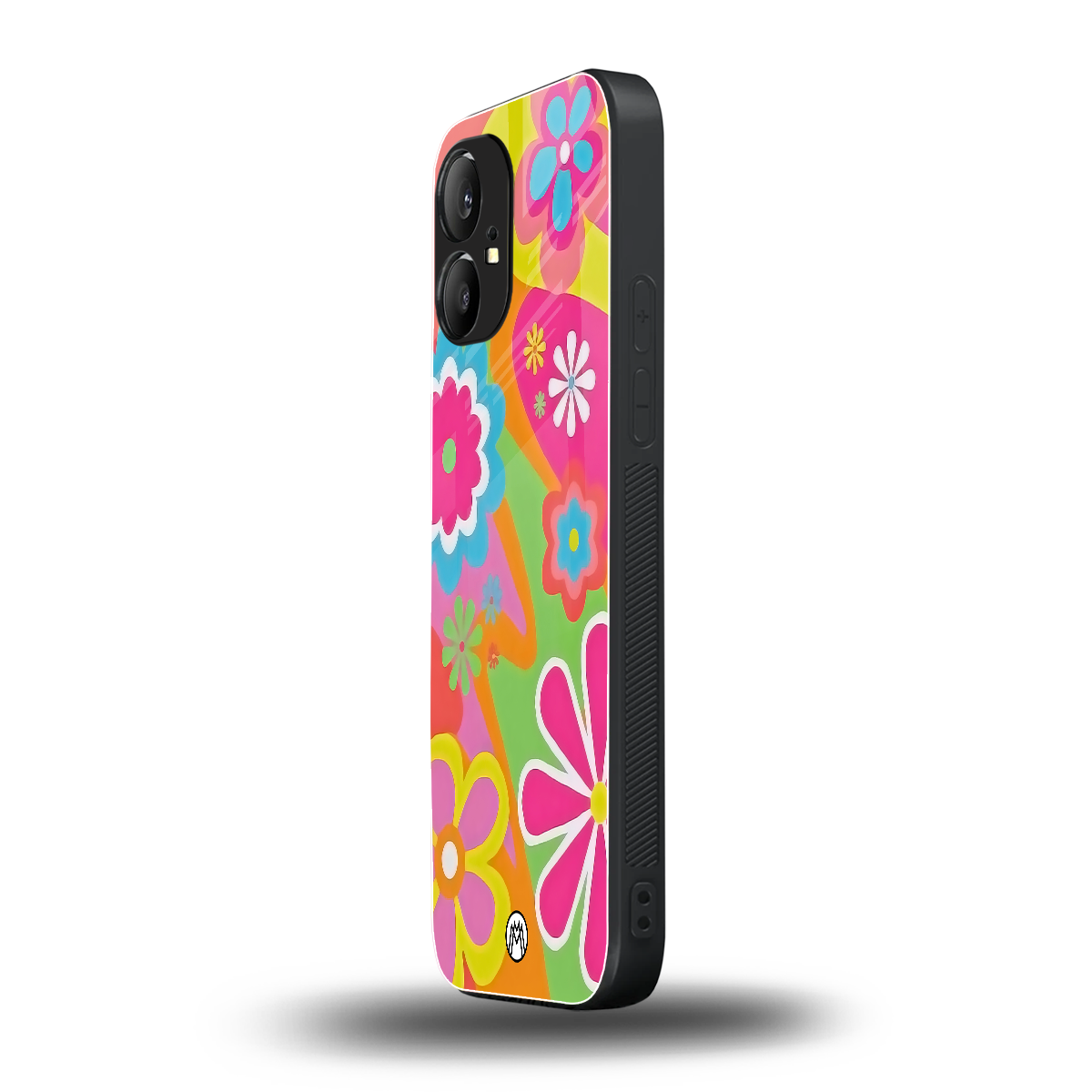 nostalgic wildflower y2k back phone cover | glass case for nothing phone 1