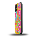 nostalgic wildflower y2k back phone cover | glass case for nothing phone 2