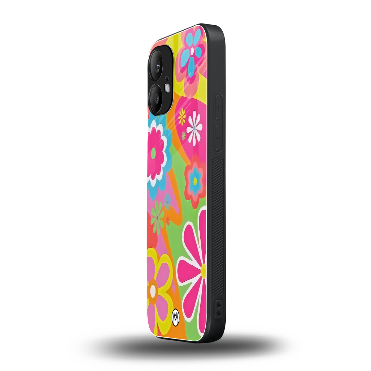 nostalgic wildflower y2k back phone cover | glass case for nothing phone 2