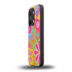 nostalgic wildflower y2k back phone cover | glass case for oneplus nord 3
