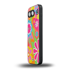 nostalgic wildflower y2k back phone cover | glass case for oneplus nord 4