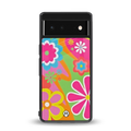 nostalgic wildflower y2k back phone cover | glass case for Google Pixel 6A