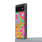 nostalgic wildflower y2k back phone cover | glass case for Google Pixel 6A