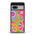nostalgic wildflower y2k back phone cover | glass case for Google Pixel 7
