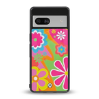nostalgic wildflower y2k back phone cover | glass case for Google Pixel 7