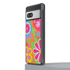 nostalgic wildflower y2k back phone cover | glass case for Google Pixel 7