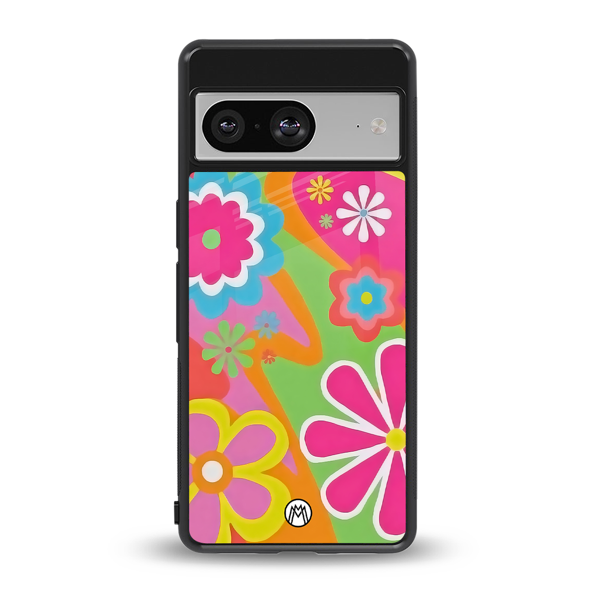 nostalgic wildflower y2k back phone cover | glass case for Google Pixel 8