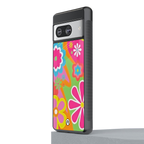 nostalgic wildflower y2k back phone cover | glass case for Google Pixel 8