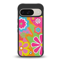 nostalgic wildflower y2k back phone cover | glass case for google pixel 9